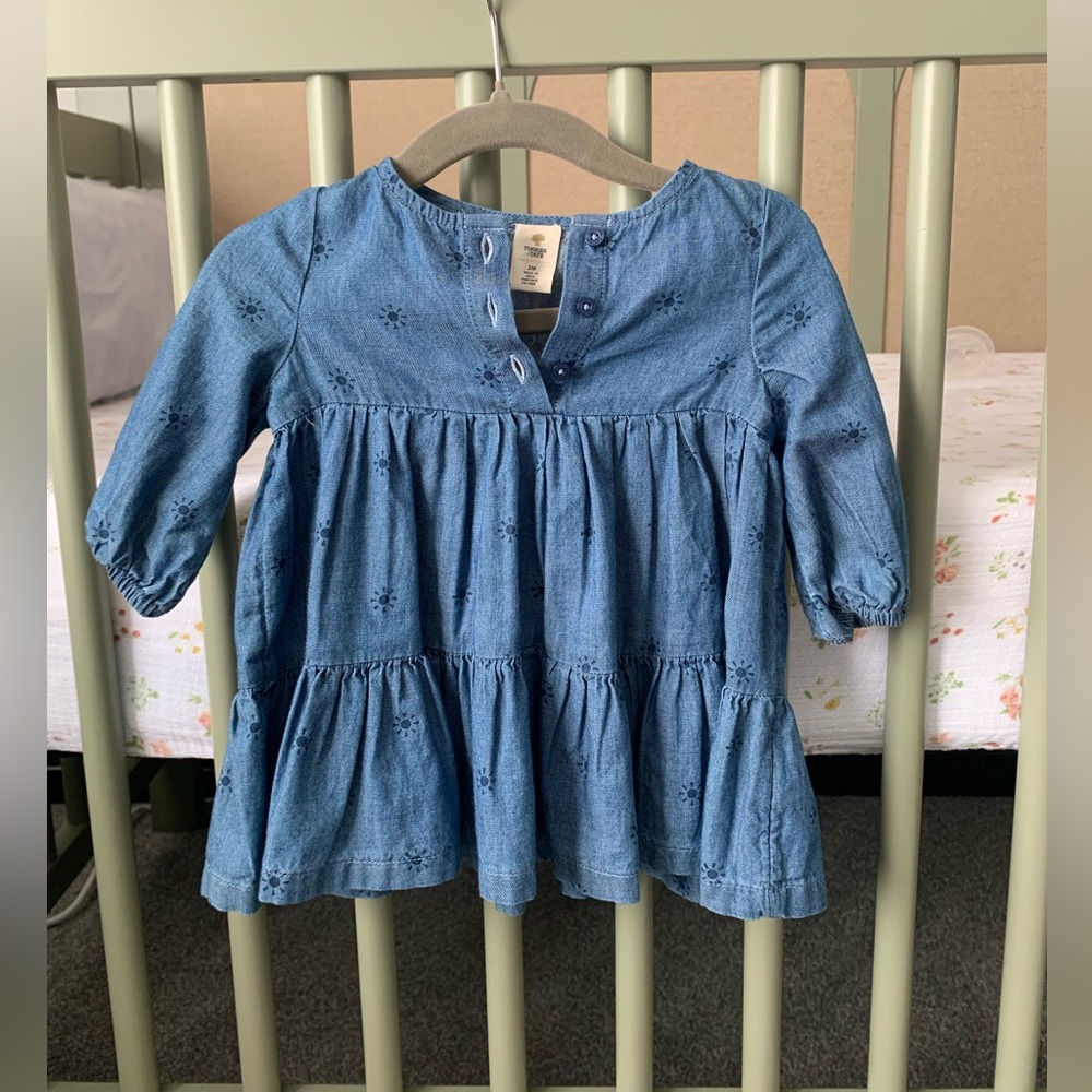 Tucker + Tate Blue Denim Kids Dress